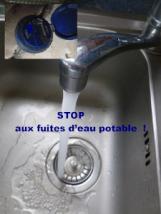 L’UFC-Que Choisir se mobilise contre #LaFuiteEnAvant : STOP aux fuites d’eau potable dans nos départements ! 1 litre d’eau sur 5 se perd.